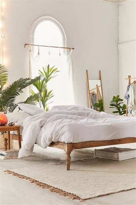 boho twin bed|bohemian platform bed full.